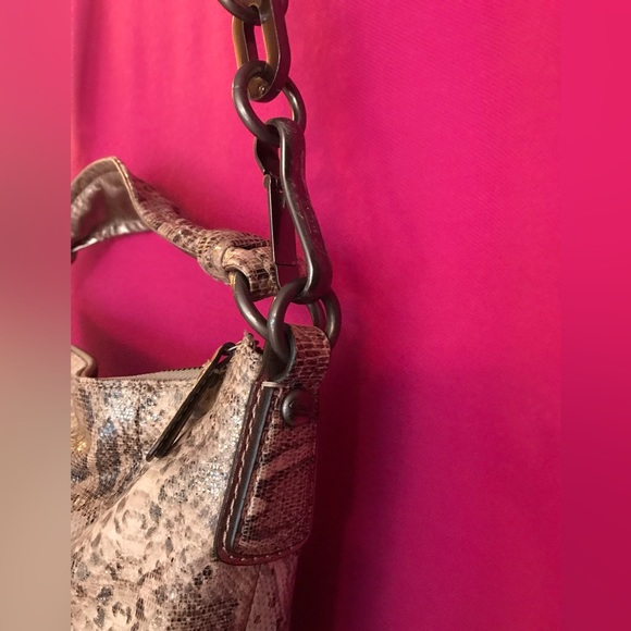 Coach Kristen Python Satchel - Picture 6 of 9